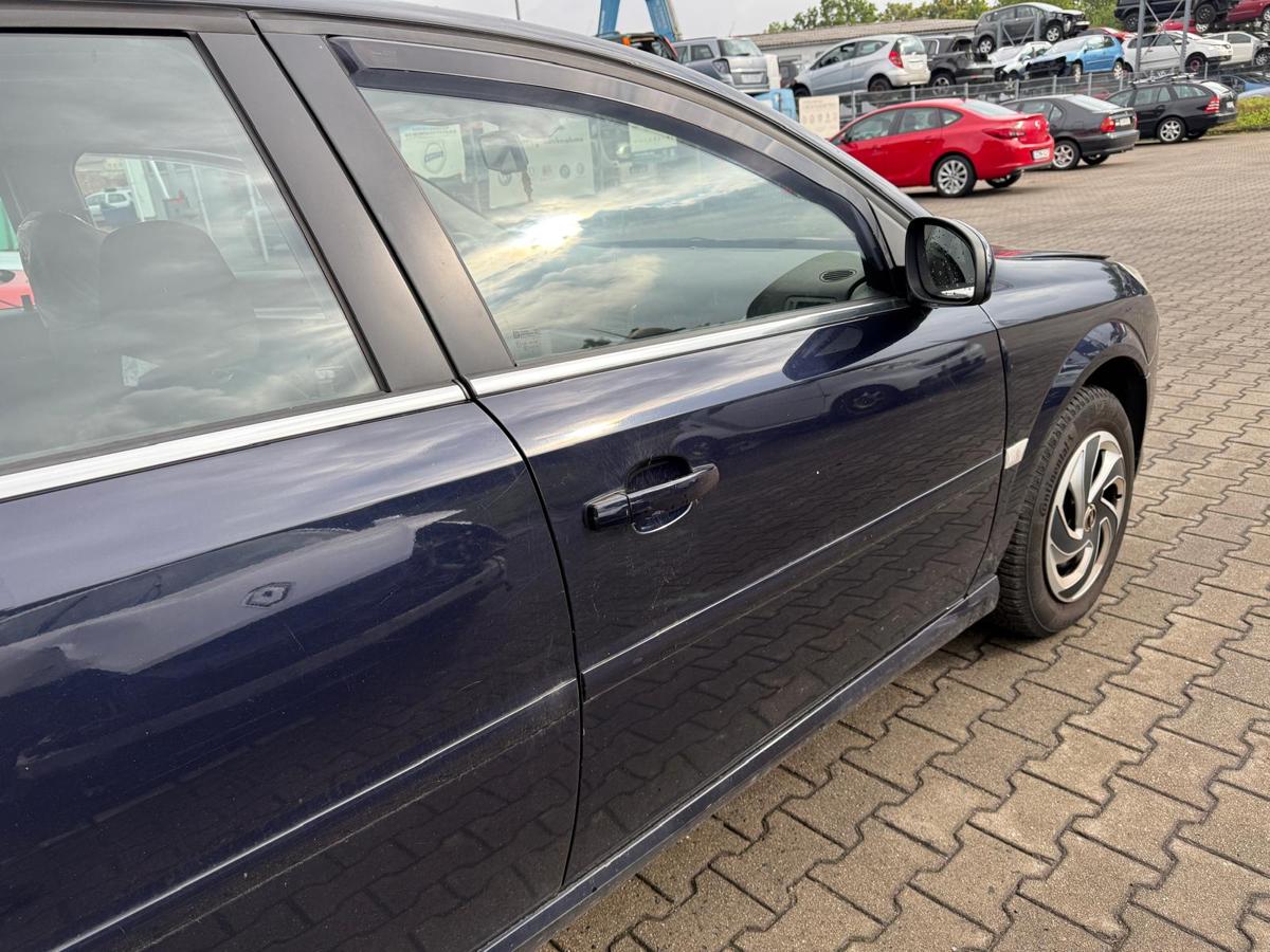 Opel Vectra C original Tür vorn rechts 4BU Saturnblau Metallic Rohbau BJ06